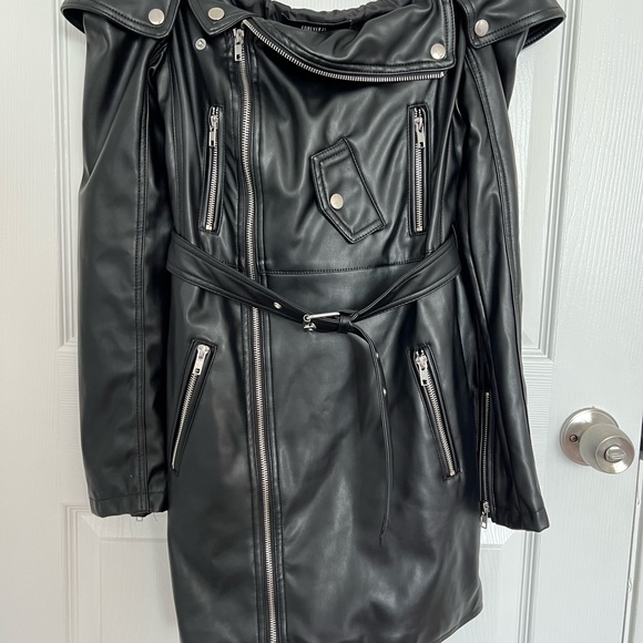 Forever 21 Moto Dress - Picture 5 of 7